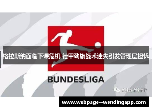 格拉斯纳面临下课危机 德甲劲旅战术迷失引发管理层担忧